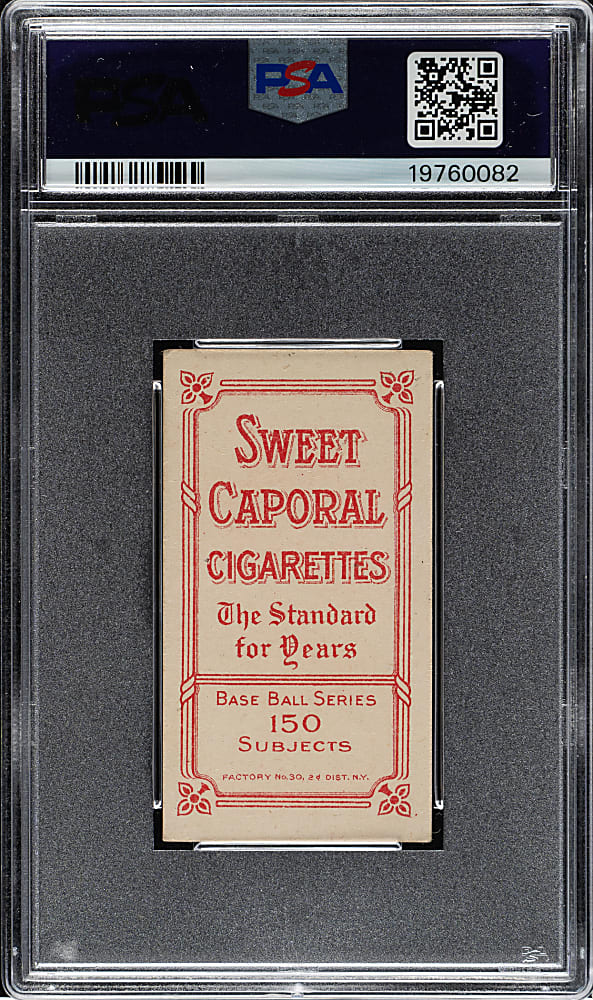 1909-1911 T206 White Border Joe Lake New York PSA EX 5