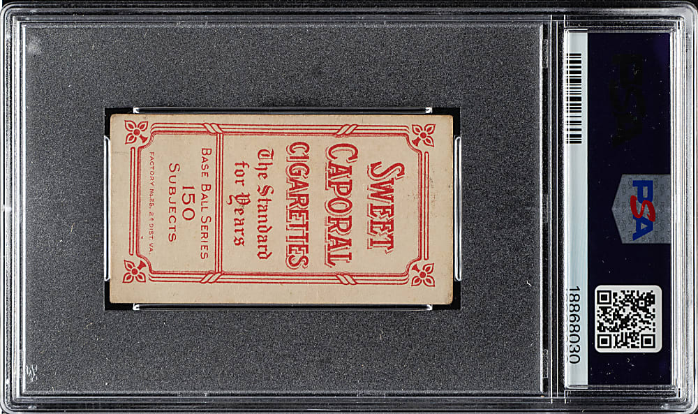 1909-1911 T206 White Border George Mullin Throwing PSA EX 5