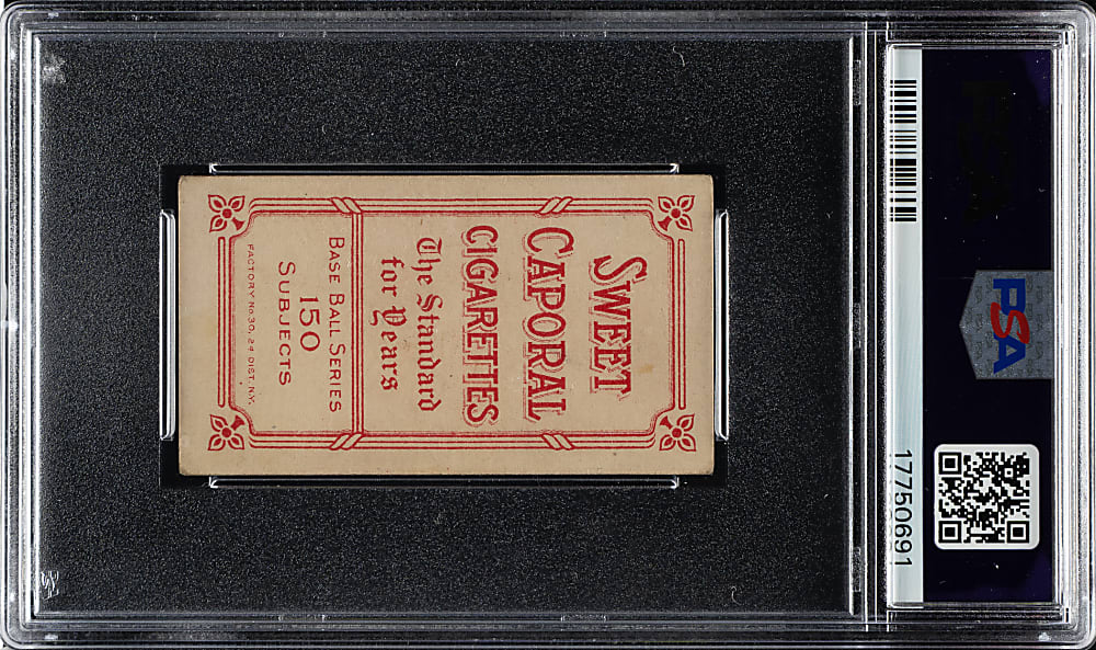 1909-1911 T206 White Border Danny Murphy Throwing PSA EX 5