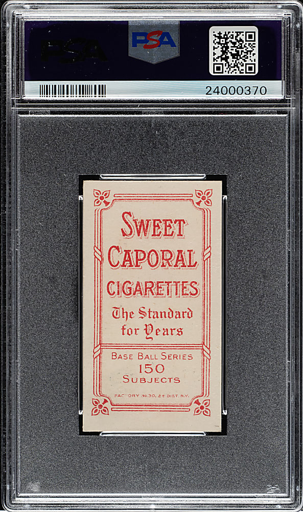 1909-1911 T206 White Border George Stovall Portrait PSA EX 5