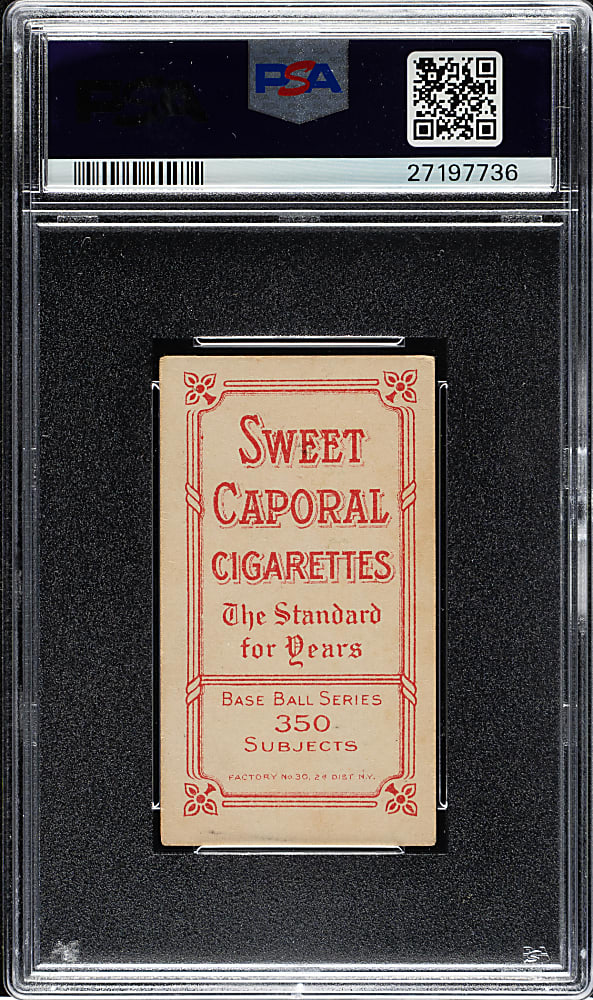1909-1911 T206 White Border Jesse Tannehill PSA EX 5