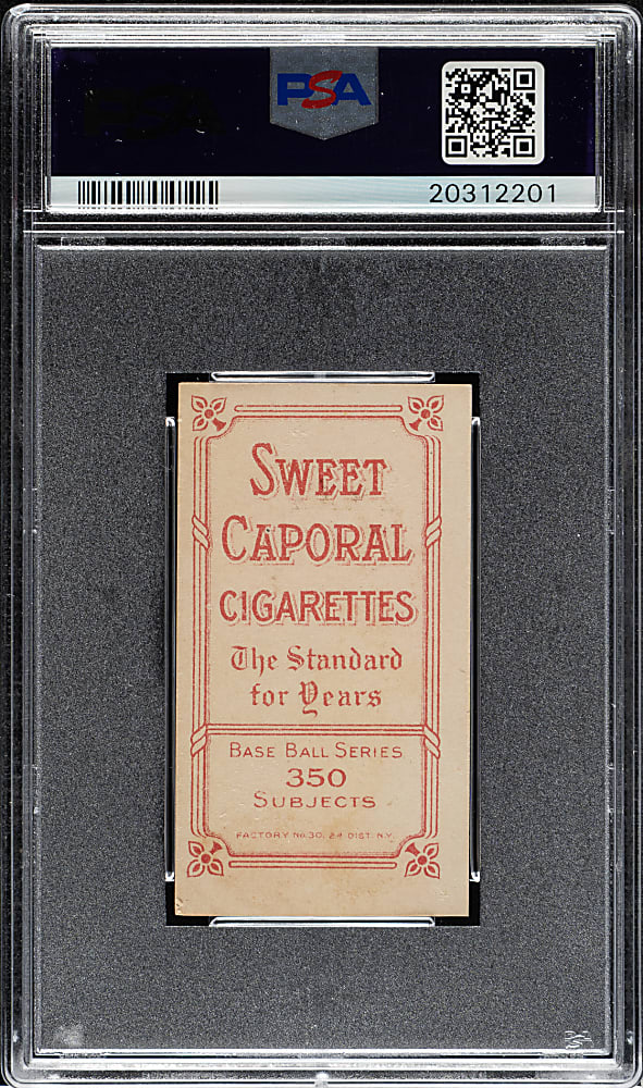 1909-1911 T206 White Border Tim Jordan Portrait PSA VG-EX 4