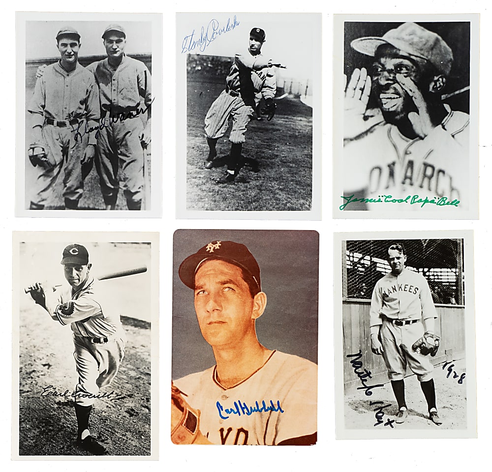 Signed 1930s Hall of Fame Photograph Collection (6)