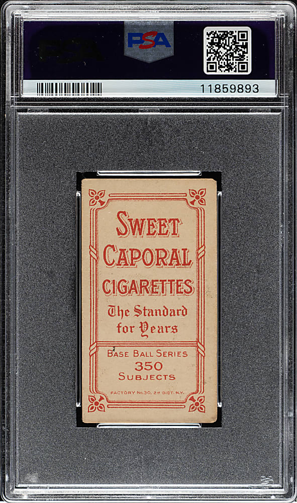 1909-1911 T206 White Border Bill Graham PSA VG-EX 4