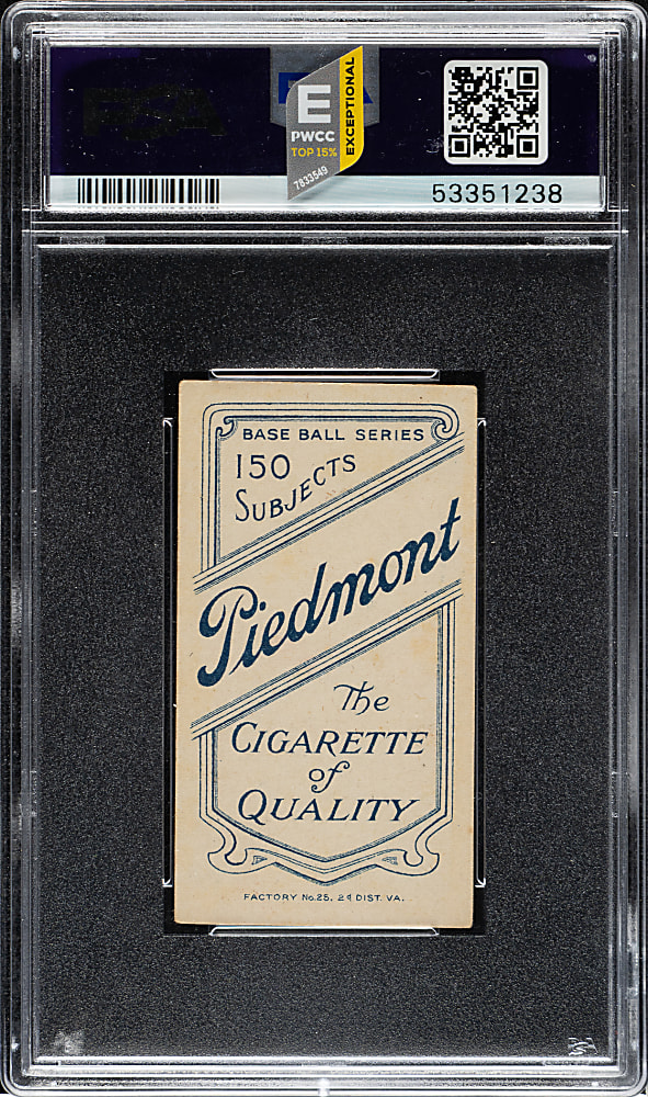 1909-1911 T206 White Border Larry Doyle Throwing PSA VG-EX 4