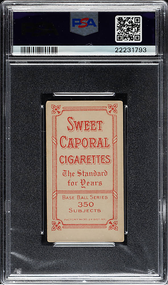 1909-1911 T206 White Border Chief Myers Fielding PSA VG-EX 4