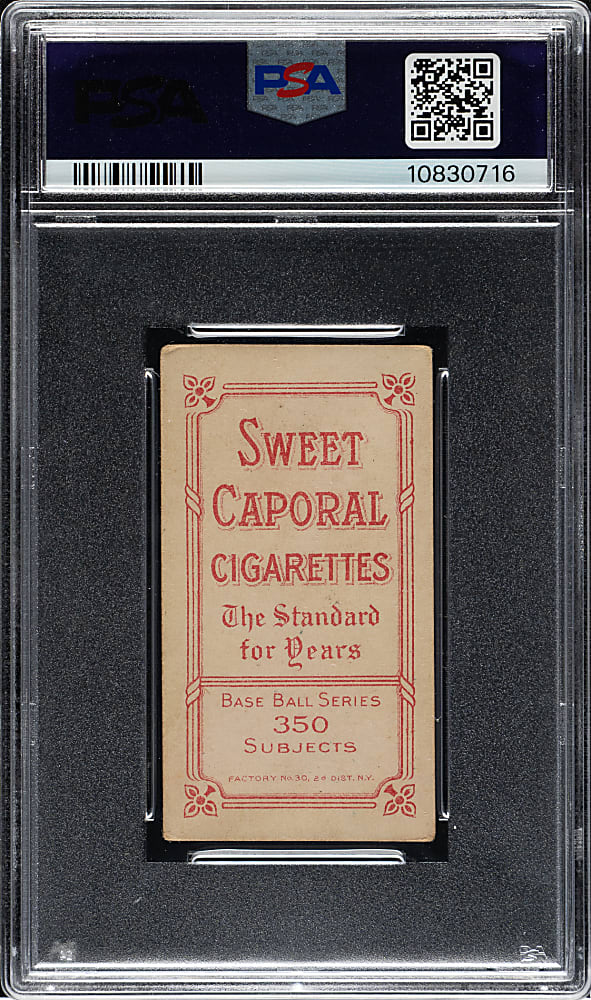 1909-1911 T206 White Border Frank Owen PSA VG-EX+ 4.5