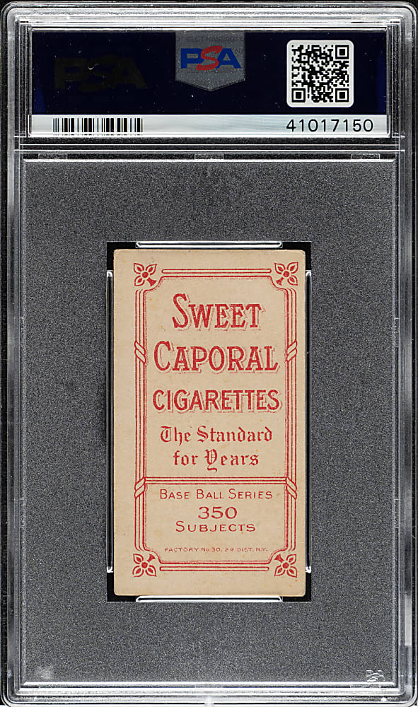 1909-1911 T206 White Border Al Burch Fielding PSA EX 5