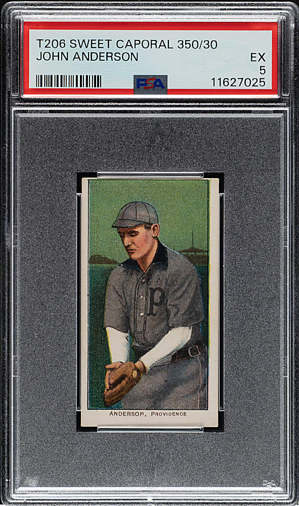 1909-1911 T206 White Border John Anderson PSA EX 5
