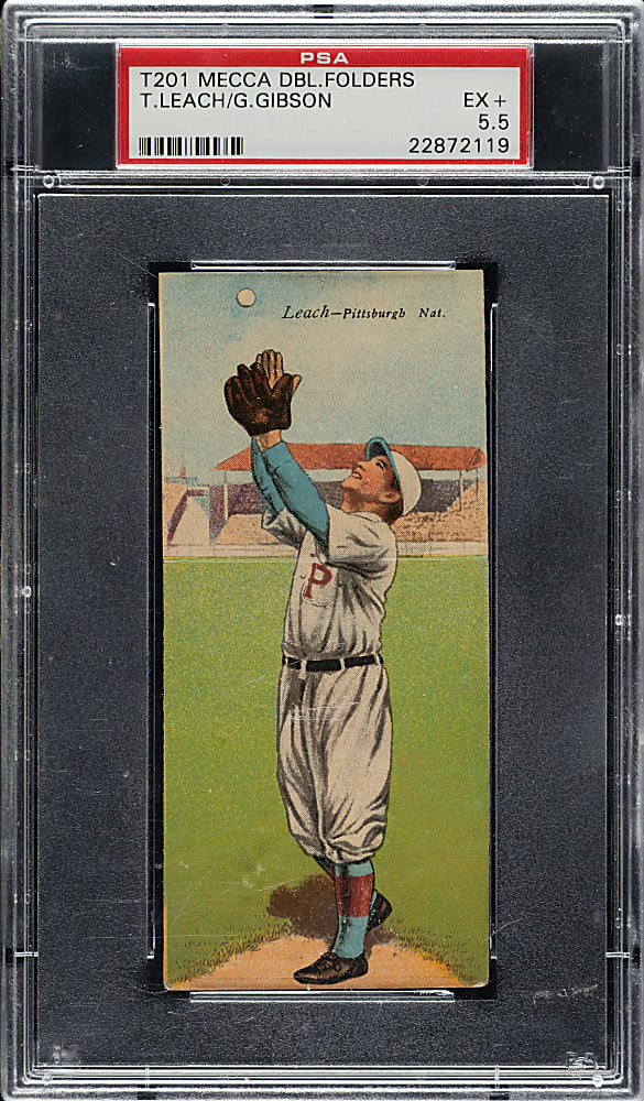 1911 T201 Mecca Double Folder Leach/Gibson PSA EX+ 5.5