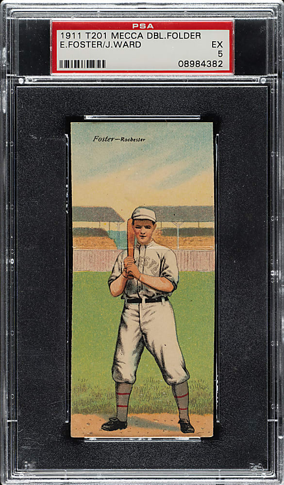 1911 T201 Mecca Double Folder Foster/Ward PSA EX 5