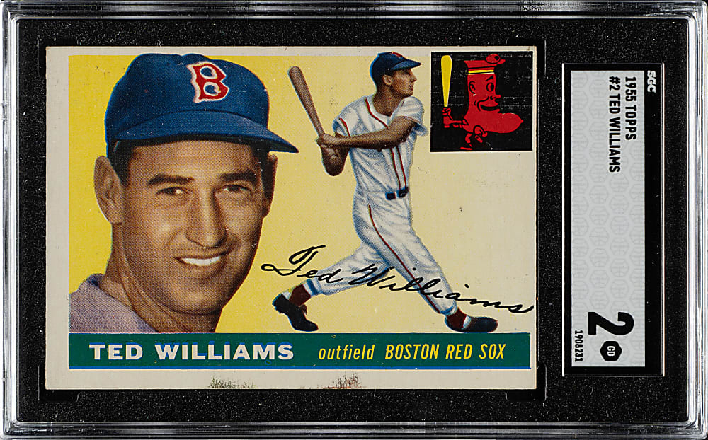 1955 Topps #2 Ted Williams SGC GOOD 2
