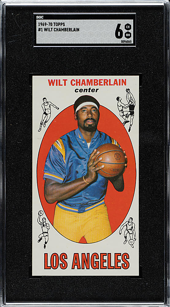 1969-1970 Topps Basketball #1 Wilt Chamberlain SGC EX/NM 6