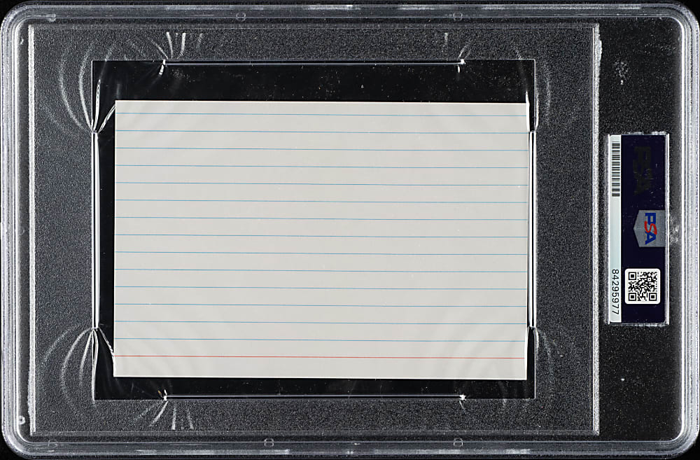 Mickey Mantle Cut Signature - PSA/DNA