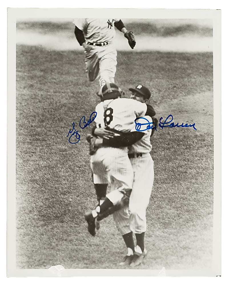 Yogi Berra and Don Larsen Signed Photograph - JSA