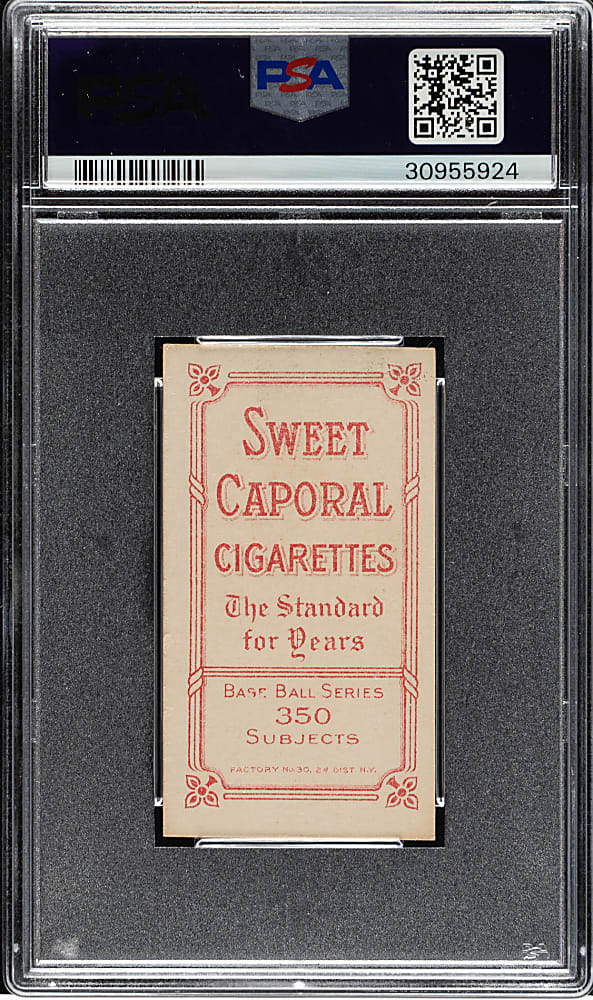 1909-1911 T206 White Border Fred Jacklitsch PSA EX-MT 6