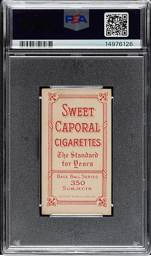 1909-1911 T206 White Border Rube Kisinger PSA EX-MT 6