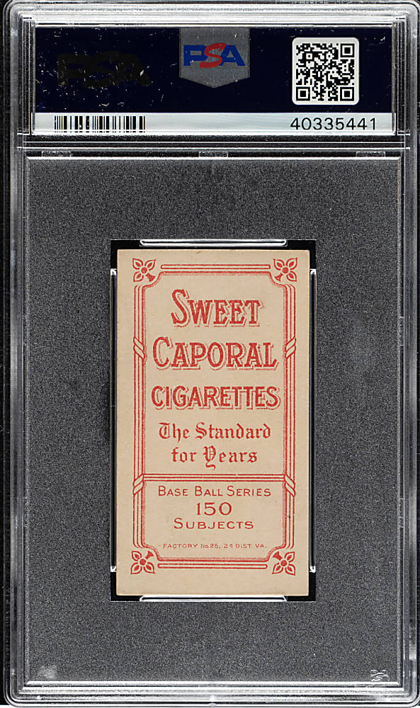 1909-1911 T206 White Border Bob Ewing PSA EX-MT 6