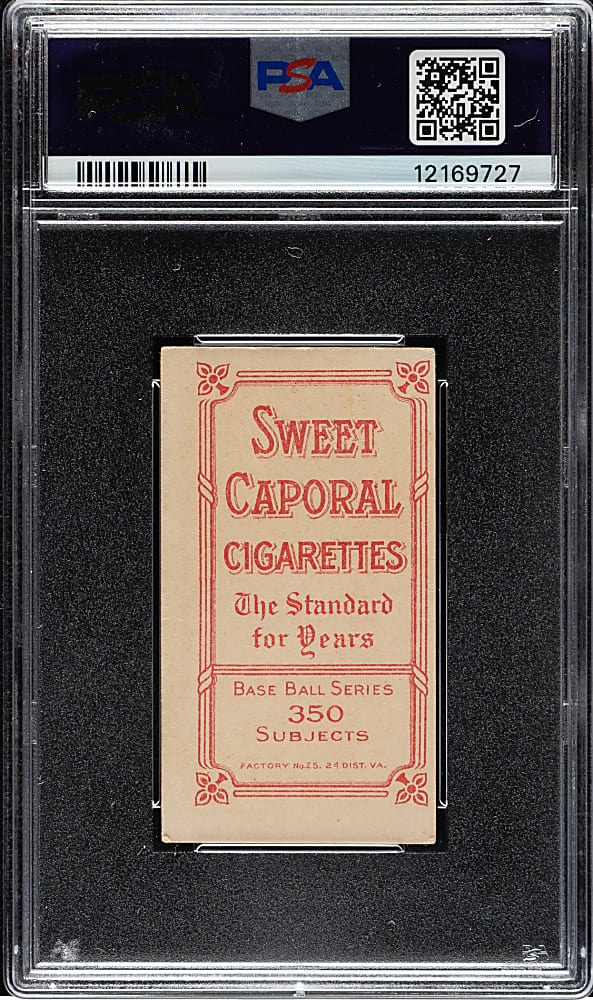 1909-1911 T206 White Border Moose Grimshaw PSA EX-MT 6