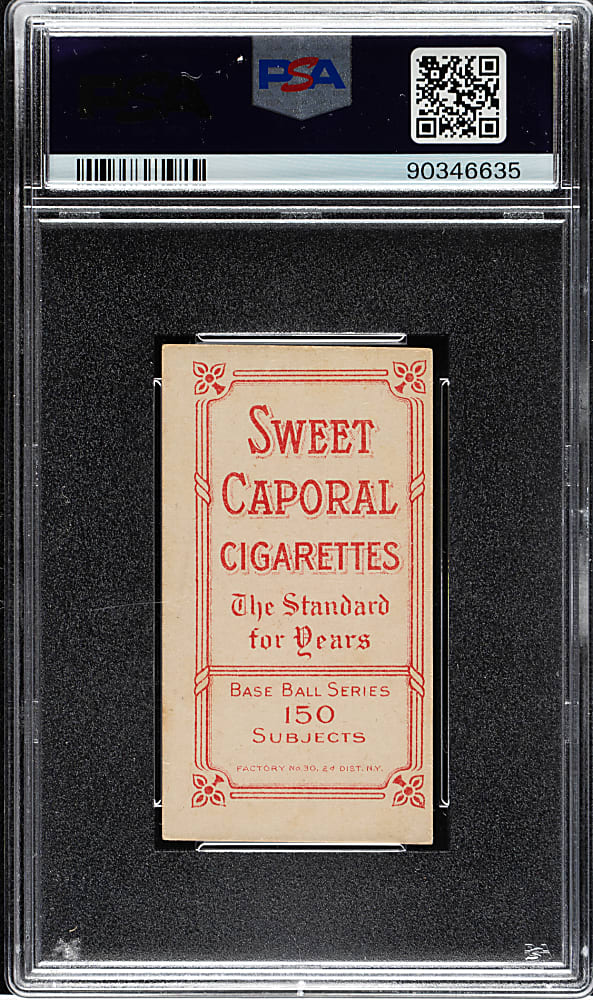 1909-1911 T206 White Border Doc White Portrait PSA EX-MT 6