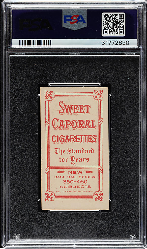 1909-1911 T206 White Border Germany Schaefer Washington PSA EX-MT 6