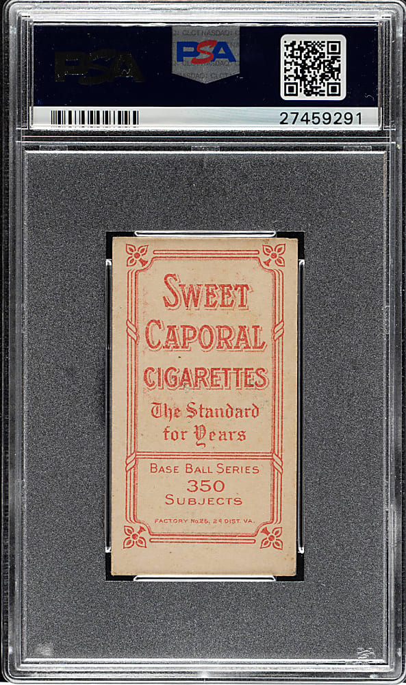 1909-1911 T206 White Border Boss Schmidt Portrait PSA EX-MT 6