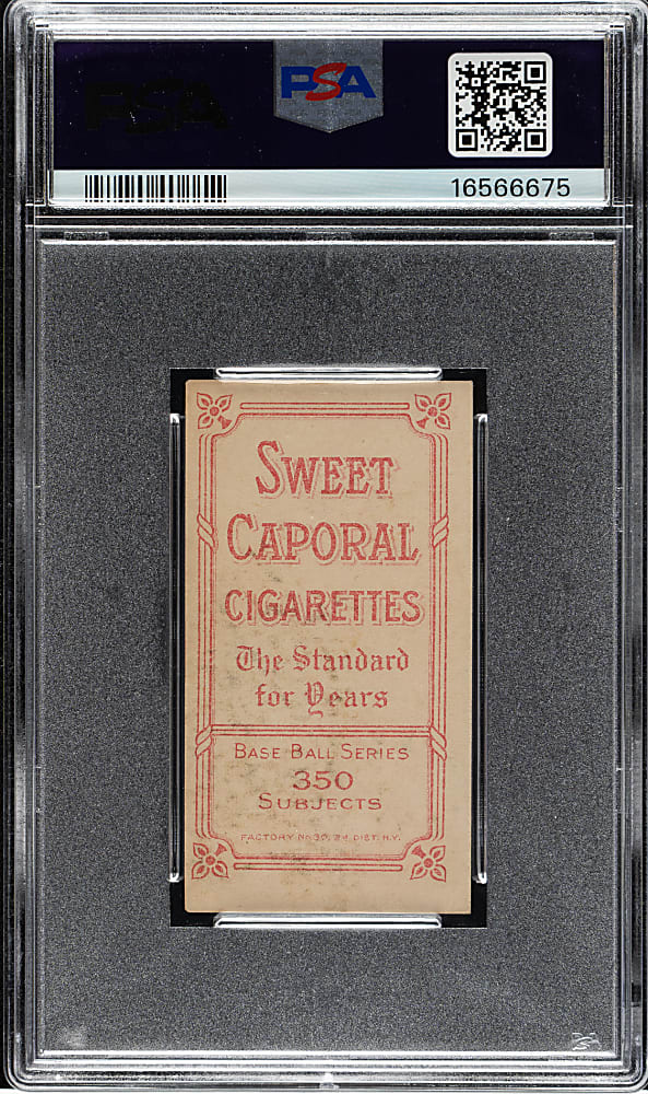 1909-1911 T206 White Border Frank Smith Chicago White Cap PSA EX-MT 6