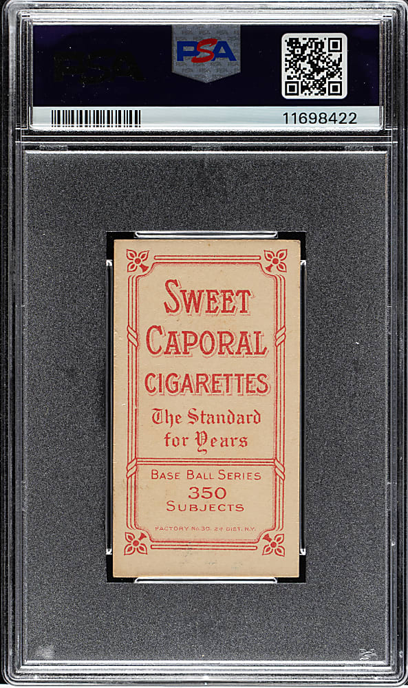 1909-1911 T206 White Border Tom Downey Fielding PSA EX-MT 6