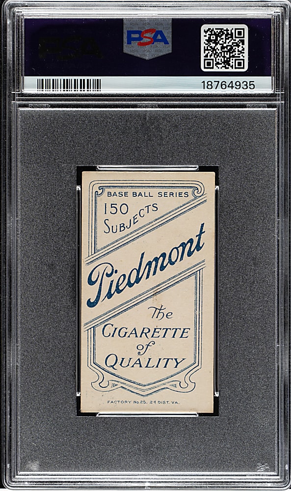1909-1911 T206 White Border Mike Donlin Seated PSA EX-MT 6
