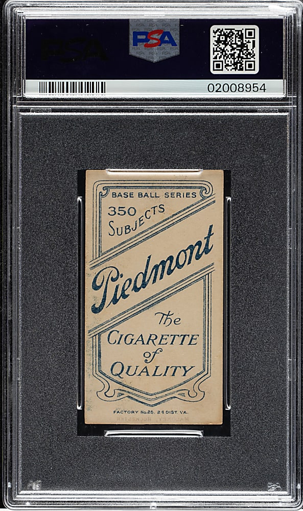 1909-1911 T206 White Border Billy Maloney PSA EX-MT 6