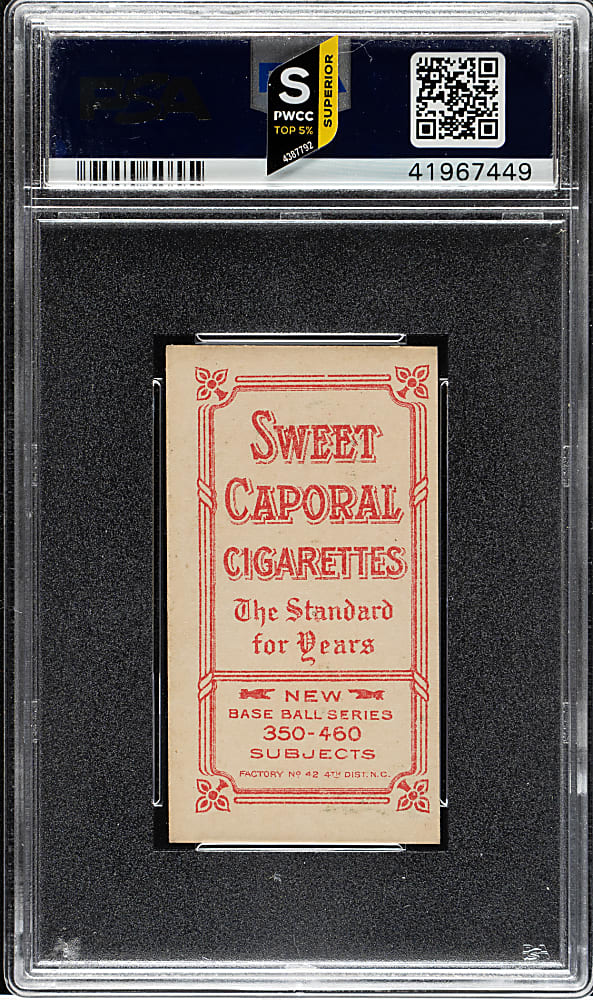 1909-1911 T206 White Border Sherry Magee with Bat PSA EX-MT 6