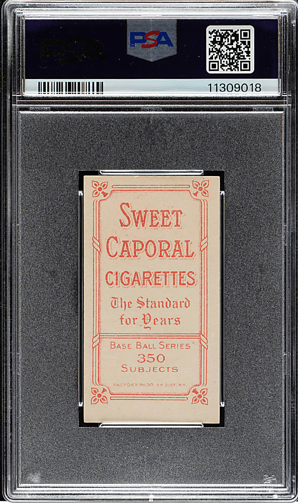 1909-1911 T206 White Border Red Murray Batting PSA EX-MT 6