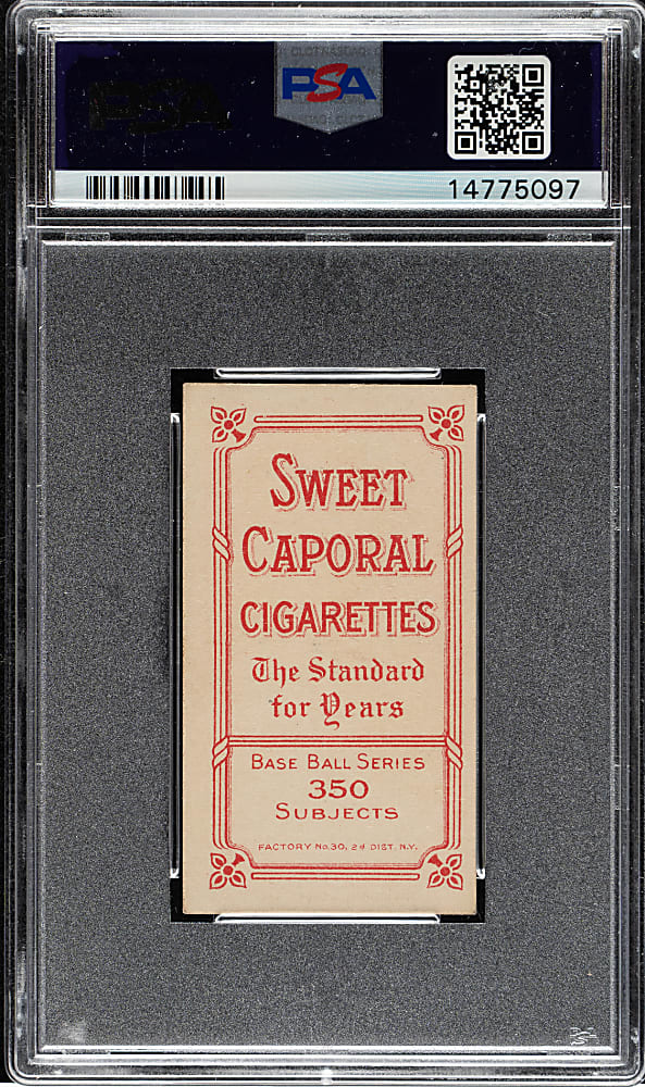 1909-1911 T206 White Border Bill Milligan PSA EX-MT 6