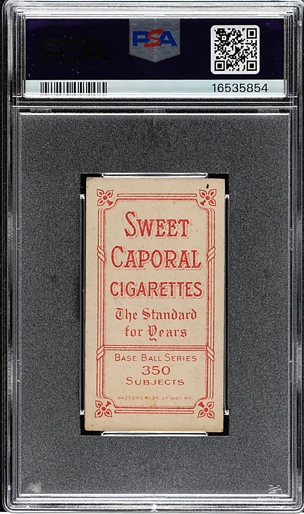 1909-1911 T206 White Border Billy Purtell PSA EX-MT 6