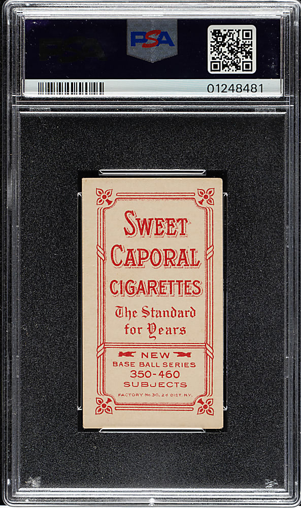 1909-1911 T206 White Border Orval Overall Hands Waist Level PSA EX-MT 6
