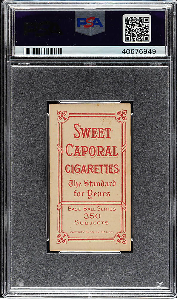 1909-1911 T206 White Border Hooks Wiltse Pitching PSA EX-MT 6