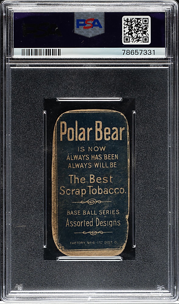 1909-1911 T206 White Border Bill O'Hara St. Louis Variation PSA Authentic - Polar Bear Back