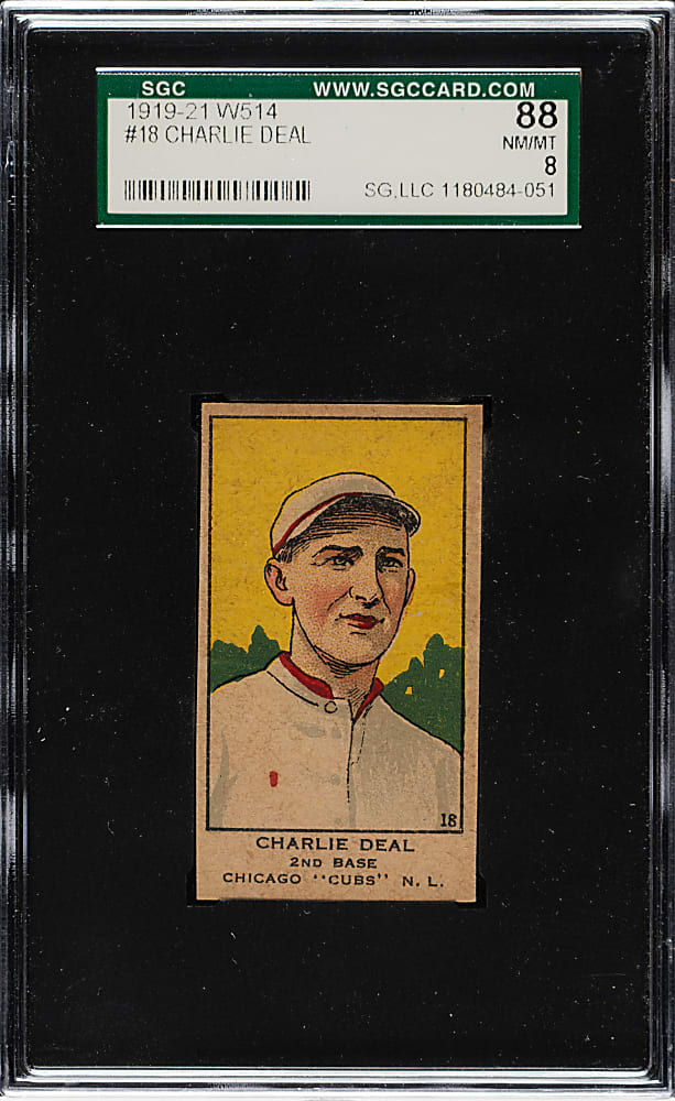 1920-1921 W514 #18 Charlie Deal SGC NM/MT 88