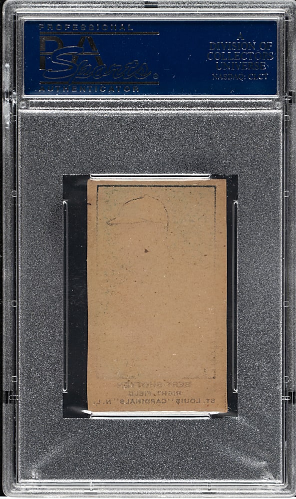 1920-1921 W514 #78 Bert Shotten PSA EX 5