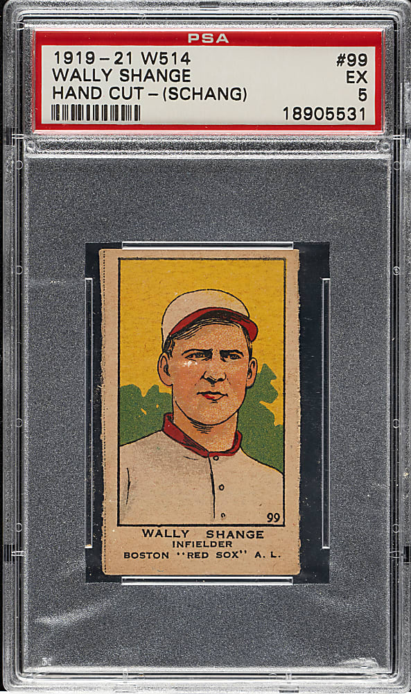 1920-1921 W514 #99 Wally Shange PSA EX 5