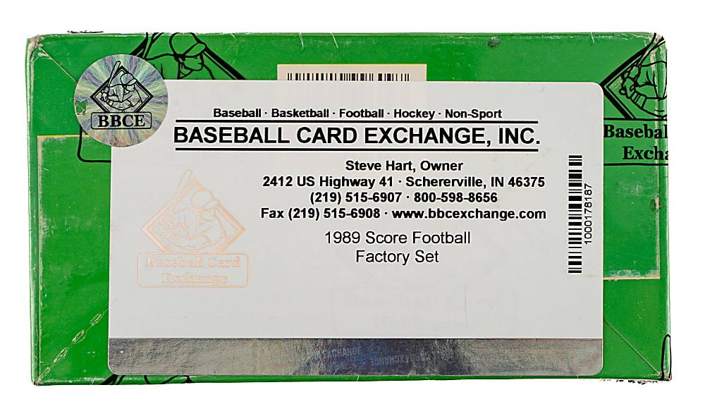 1989 Score Football Unopened Factory Set - BBCE