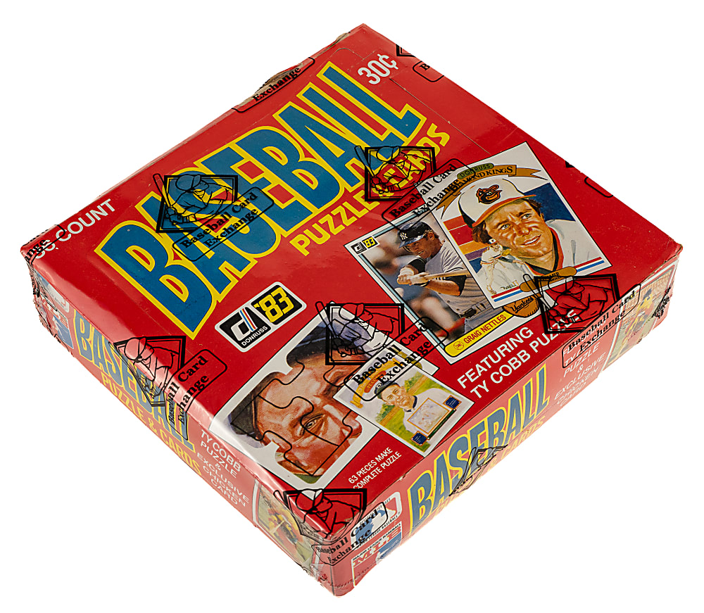 1983 Donruss Unopened Wax Box (36 Packs) - BBCE