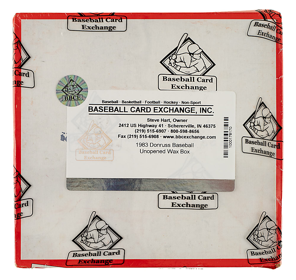 1983 Donruss Unopened Wax Box (36 Packs) - BBCE