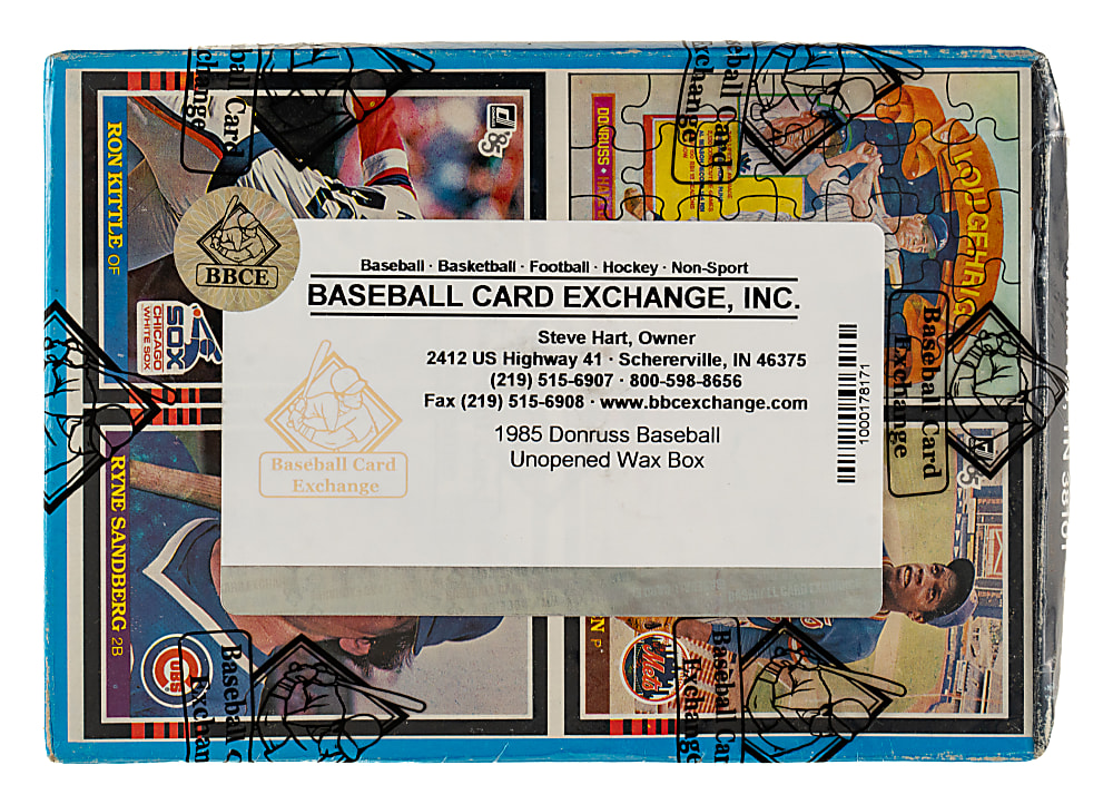 1985 Donruss Unopened Wax Box (36 Packs) - BBCE