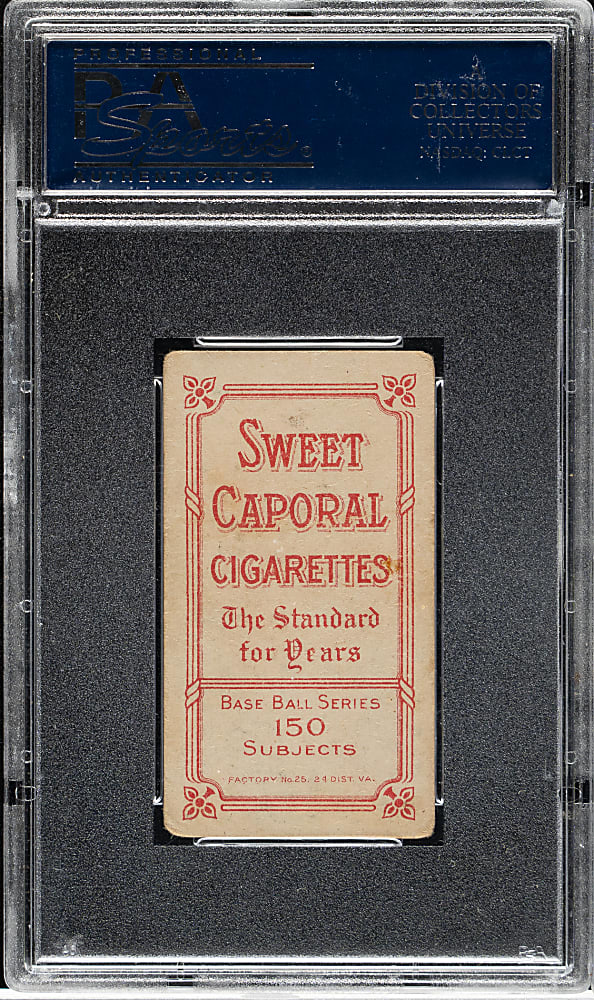 1909-1911 T206 White Border Roger Bresnahan Portrait PSA VG+ 3.5