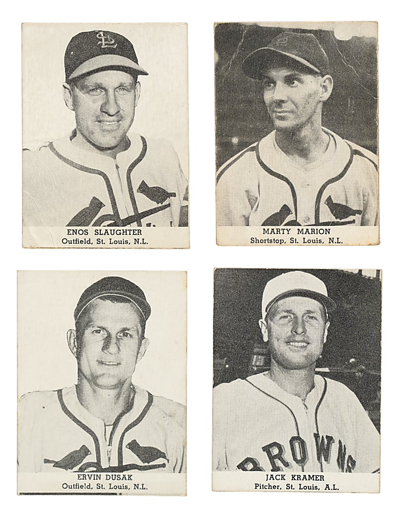 1947 D323 Tip Top Bread Collection (17) Including Enos Slaughter
