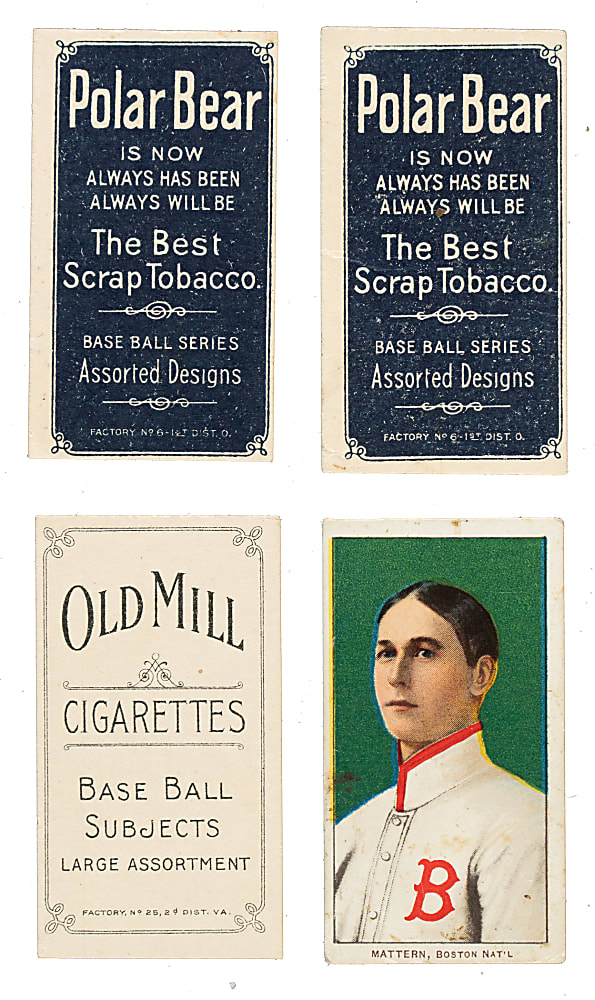 1909-1911 T206 White Border Collection (19) Including Clark Griffith and Vic Willis - All Polar Bear and Old Mill Backs