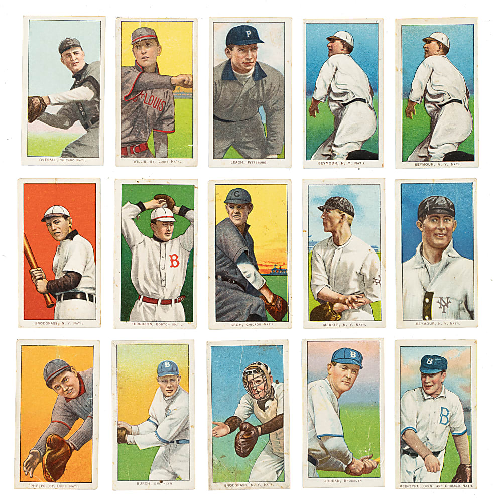 1909-1911 T206 White Border Collection (19) Including Clark Griffith and Vic Willis - All Polar Bear and Old Mill Backs