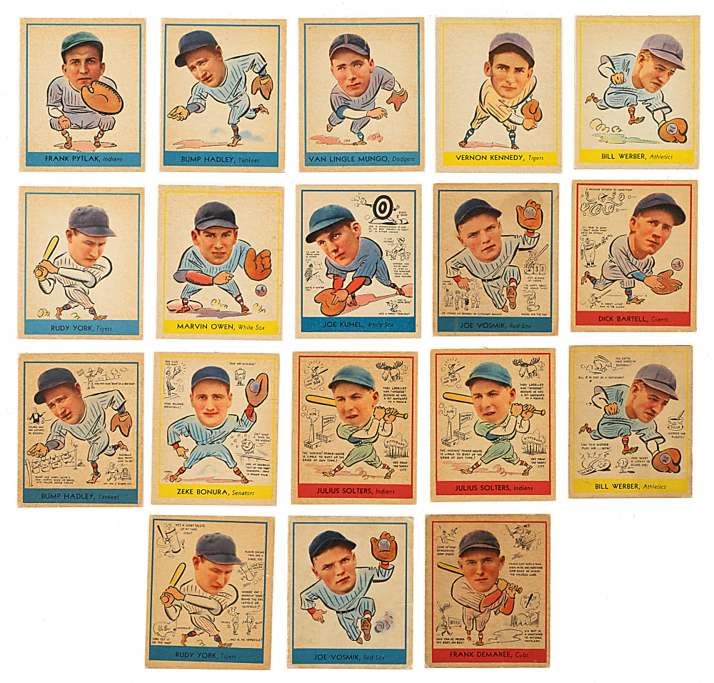 1938 R323 Goudey "Heads-Up" Collection (22)