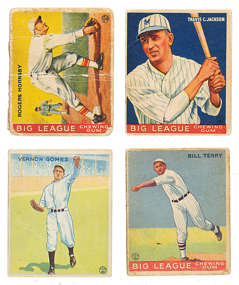 1933 R319 Goudey Collection (36) Including Bill Terry, Rogers Hornsby, and Vernon Gomez